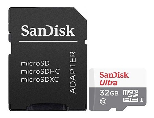Imagem 2 de 3 de Cartao De Memoria Sandisk Ultra 32gb 100mbs Classe 10