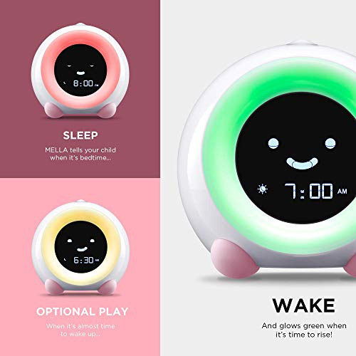 Reloj Despertador Inteligente Con Carga Usb, Luz Led De Audi