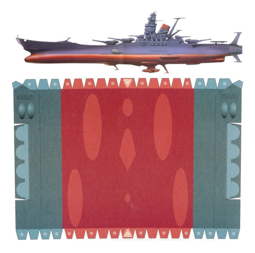 Yamato Spaceship - Archivo Papercraft (retirar X Domicilio)