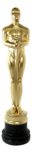 Troféu Em Plástico Imitando A Estátua Do Oscar Com 32 Cm