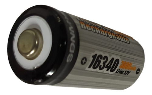 Bateria Recargable 16340 Cr123 1600mah 3.7v Linterna Camping