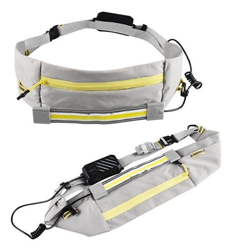 Riñonera Deportiva Luz Led Trail Running Ciclismo Caminata 