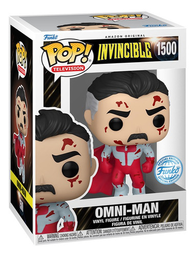 Figura De Acción  Omni-man #1500 Special Edition Pop De Funko Animation