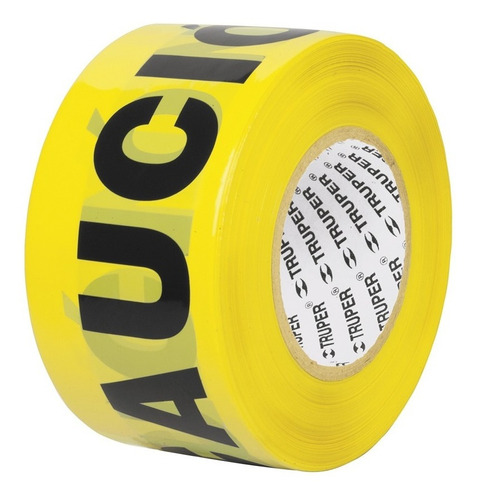 Cinta Precaucion Truper Plast. Rollo 304 Mt. # Cide-301 Color Amarillo