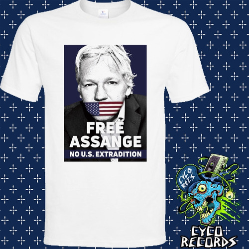Imagen 1 de 3 de Free Assange - Otros - Polera- Cyco Records
