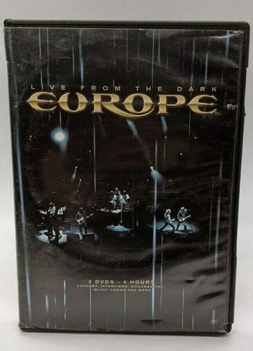 Europe - Live From The Dark (dvd, Region 0, Heavy Metal, Ccq