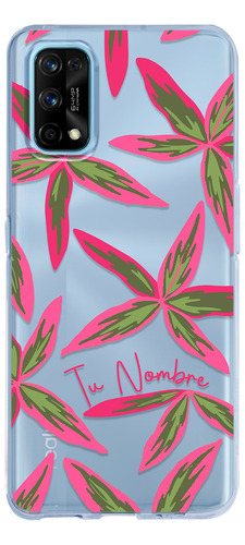 Funda Para Realme Hojas Flores Para Mujer Tu Nombre