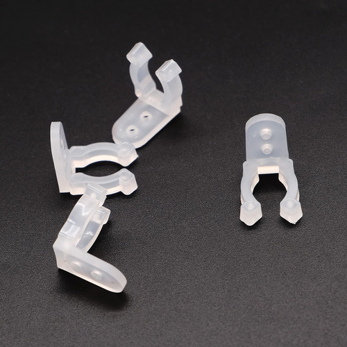 100 Clips De Cuerda Led 3/8 Pulgadas Con 200 Tornillos
