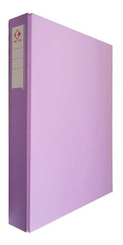 Carpeta Pvc Pastel Color A4 2x40mm The Pel Color Violeta