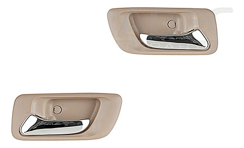 (2) Manijas Puerta Interior Trasera Honda Accord 1998-2002