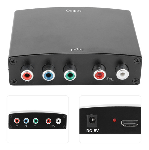 Cable Adaptador De Audio Portátil L/r Con Convertidor Rgb Yp