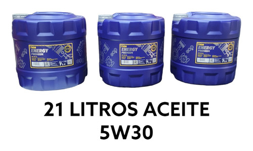 Aceite 5w30 Mannol Acea C3 Dpf Energy Premium 21 Litros 