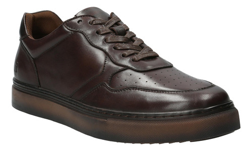 Zapatilla Hush Puppies Hombre Memba Café Oscuro