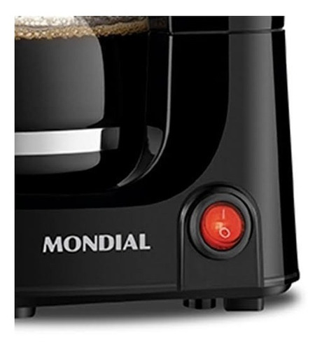 Cafeteira Mondial Pratic 17 NC-25 semi automática preta de filtro 127V