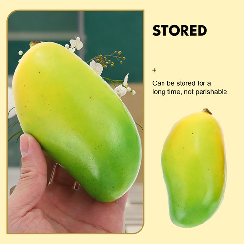 Alimento Modelo Mango Con Simulación De Fruta De Uva, 3 Unid