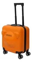 Comprar Maletas Equipajes De Viaje Infantil 18in Patrón 3d De Animales Naranja Para Niños Ligera Duradera Mango Abs Retractil Altura Ajustable Rueda Silenciosa 360° Resistente A Los Arañazos Y Al Desgaste