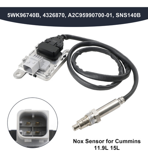 Entrada De Sensor 4326870 Para Cummins 11,9l 15l Isx15 13-18