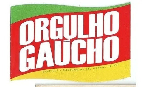 Adesivo Antigo Orgulho Gaucho - Af