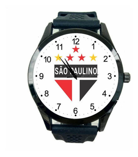 Relogio Personalizado Sao Paulino Masculino Escudo Time T605