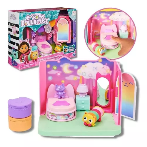 Gabby's Dollhouse - Playset de Luxo - Quarto com Almofagata :  : Brinquedos e Jogos