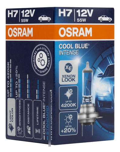 Lampara H7 Cool Blue Intense Px26d 12v 55w Osram 64210cbi