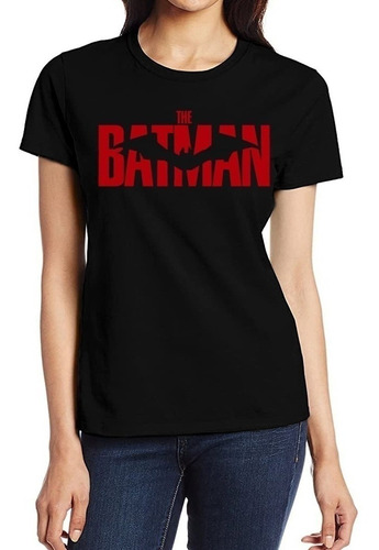 Polera Estampada The Batman Logo Pelãcula Robert Pattinson