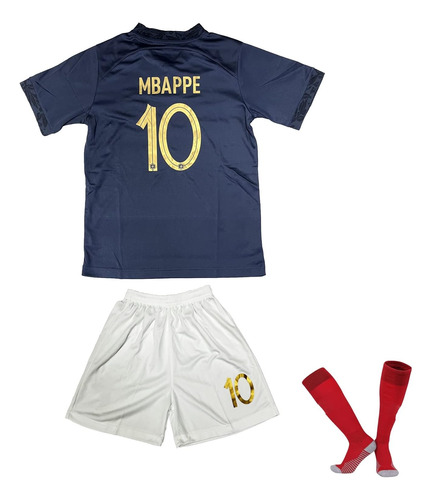 Uniforme Francia Mbappe 10 Niño O Adulto