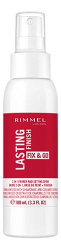 Fijador De Maquillaje Rimmel Lasting Finish Fix & Go 100ml