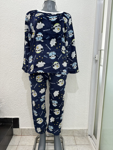  Pijama Conjunto Calientita De Peluche Polar Cómoda