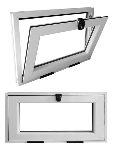 Ventana Banderola Modena 40x40 Blanco Dvh 4/9/4