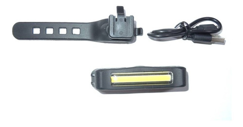 Luz Doble Funcion Para Bicicleta 150 Lumens Recargable