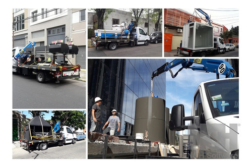 Imagen 6 de 10 de Alquiler Hidrogrua Grua Camion Fletes Transporte De Maquinas