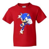 Comprar Remera Sonic Tails Shadow Amy Nene Nena Infantil Algodón