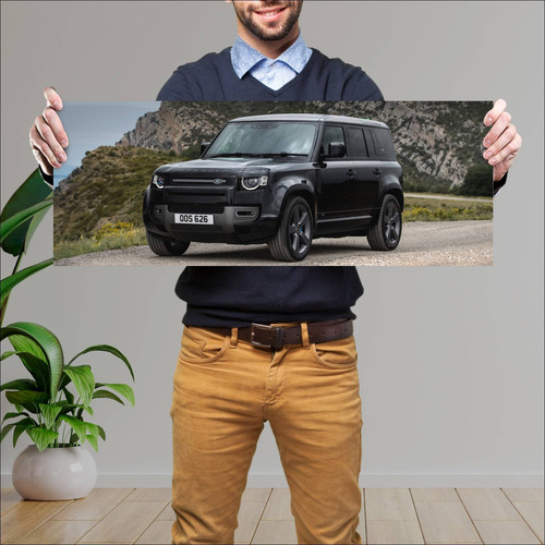 Cuadro 30x80cm Auto 2021 Land Rover Defender 110 481