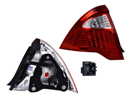 Calavera Izq O Der C/leds Depo Ford Fusion 10/12