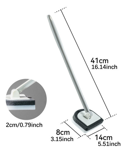 Cepillo De Limpieza De Baño Esponja De Alta Densidad,