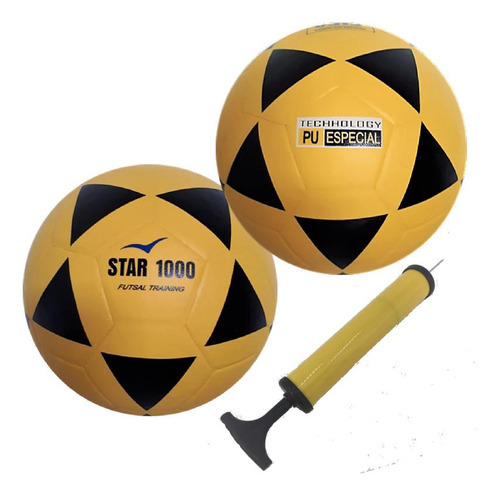 Kit 2 Bolas Futsal Vitória Oficial Star 1000 Profissional