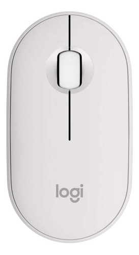 Mouse sem fio Logitech Pebble 2 M350s Bluetooth Bde, cor branca