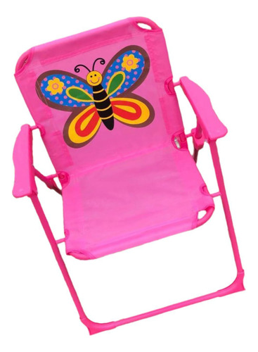Kids Camping Folding Chair Portable Seat For Sporting Pink