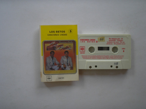 Los Betos Canciones Lindas  Casete Edicion Colombia 1987