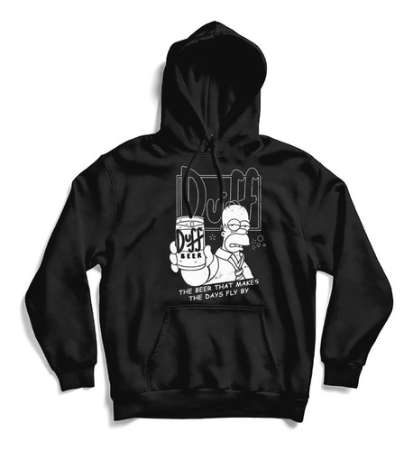 Buzo Homero Simpson Con Cerveza Duff Hoddie The Simpsons