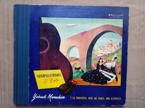 Yehudi Menuhin Sinfonía Española Discos Rca Sello Rojo Pasta