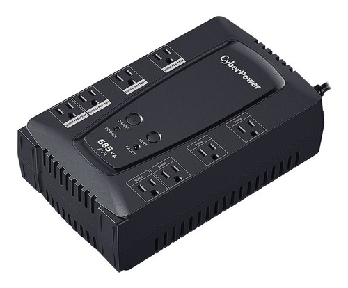 Imagen 2 de 6 de Ups De 685 Va/390 W/ Entrada 120vca/ 8 Tomas Nema 5-15r