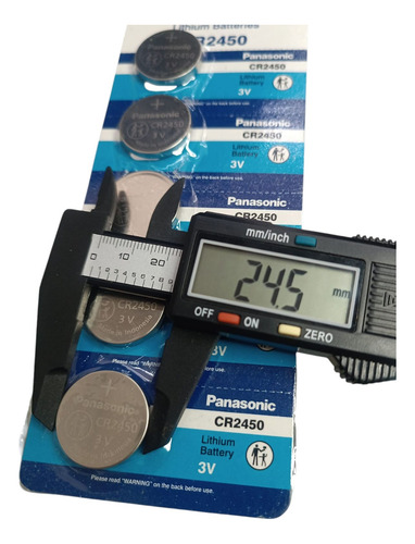Cr2450 Pila Panasonic P/reloj, Equipo Médico, D.electrónicos