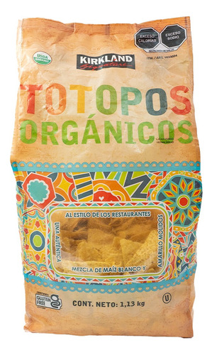 2 Pack Totopos Organicos Kirkland 1.13