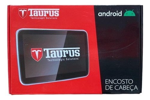 Encosto Cabeça Taurus Acoplável 10.6'' Android Espelhamento