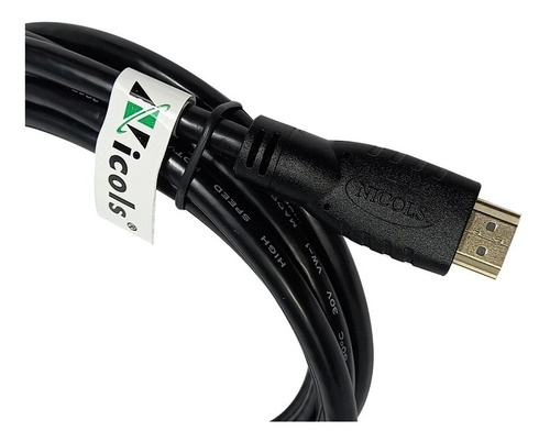 Cable Hdmi 10mt 4k V2.0 Encauchetado 100% Cobre