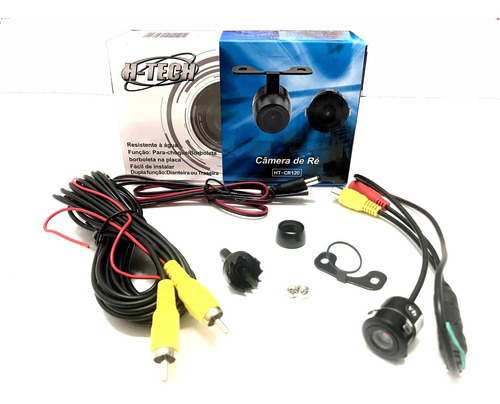 Câmera De Ré Frontal Dianteira Automotiva Ht-cr120 H-tech