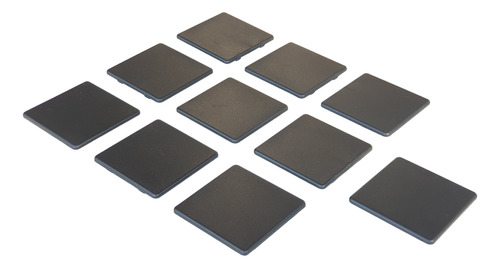 50 Pack Tapas Para Perfil De Aluminio Serie 80x80 Mm