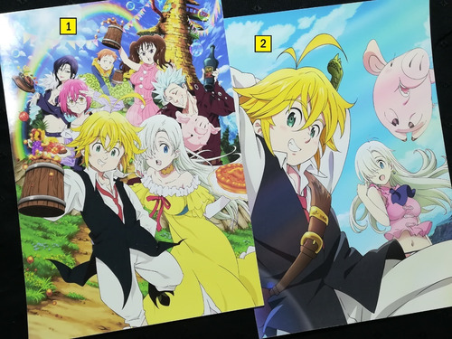 Posters A3 29x42cm Seven Deadly Sins / Nanatsu No Taizai #1